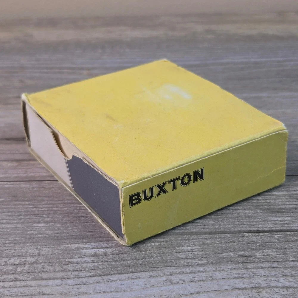 Vintage Schlitz Beer Buxton Key-Tainer Leather Key Case Holder Chicago Promo Box